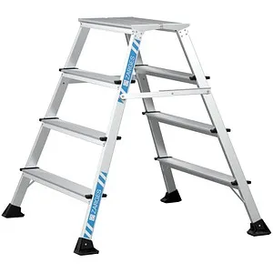 ZARGES Stehleiter XLstep P beidseitig 2x 4 Stufen von ZARGES