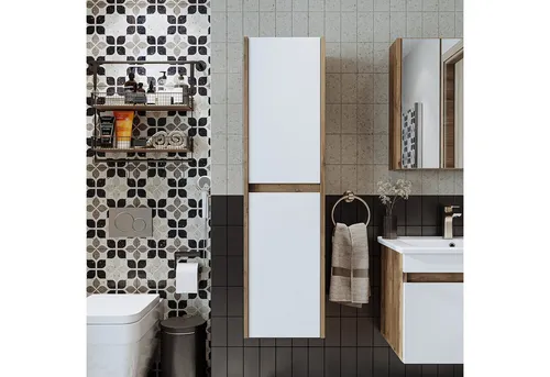 Roomart Badmöbel-Set Atria 85, (Bademöbel Set ATRIA 85 cm mit Waschbecken & Schränken in 4 Farben)