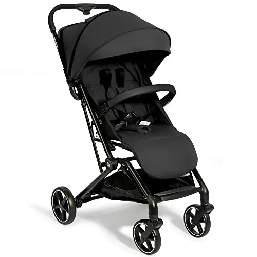Bergsteiger Manhattan Buggy bis 15 kg - Kompakter Reisebuggy mit Liegefunktion, nur 6,9 kg leicht und ideal für Reisen mit Flugzeug, Bus oder Bahn. Mit Einhand-Faltsystem schnell zusammenklappbar und optimal für aktive Eltern.
