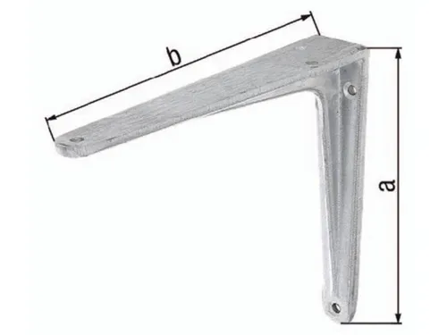 Produktbild GAH 804053 Konsole Länge 300 mm Höhe 250 mm Aluminiumguss Tragfähigkeit 90 kg