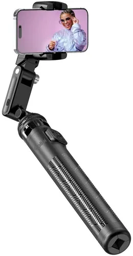 Rollei Easy Creator Gimbal AI - Stativ mit fortschrittlicher AI-Tracking-Technologie, ideal für professionelle Smartphone-Aufnahmen. Genießen Sie Stabilität, Flexibilität und eine benutzerfreundliche Handhabung für kreative Projekte.