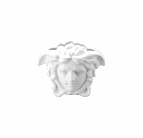 Rosenthal meets Versace Dekovase Medusa Grande White 15 cm in weiß von Rosenthal meets Versace