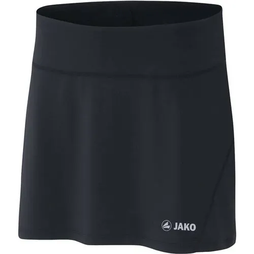 JAKO Damen Rock Basic, Schwarz, M - Damen Rock in Schwarz mit Innenslip und elastischem Bund, ideal für Sport und Freizeit. Kombinierbar mit weiteren JAKO Produkten in verschiedenen Größen von 3XS bis XXL.