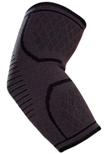 VITTO Ellenbogenbandage – Ellenbogen bandagen Herren und Damen – am besten als Tennisarm Bandage, Golfarm Bandage oder Kraftsport (L, Schwarz)