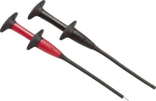 Fluke Prüfspitze 4617784, AC288 SureGrip - 2 Stück, Ø 1mm, 10A - Prüfsonden & Prüfleitungen mit einziehbarer Spitze für mehr Sicherheit. Ideal für Messungen an schwer erreichbaren Punkten, aus rostfreiem Stahl und mit elastischer Isolierhülse.