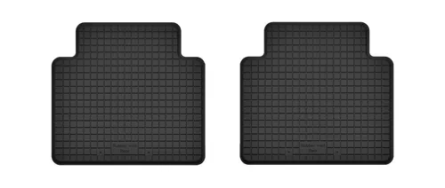 Gummi Fußmatten Hinten für Audi Q4 Bj. 2021-2022  Schwarz 2-tlg NEU