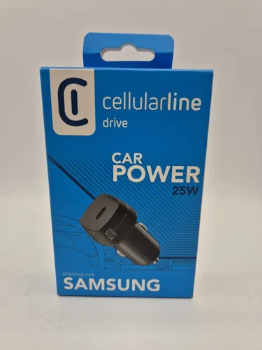 CellularLine USB Typ-C Car Carger 25W Schwarz Autoladegerät