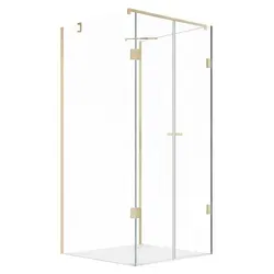 BuyLando.Shop Duschkabine Emma 100x100cm – Elegante U-Duschkabine aus Glas - Moderne Duschkabine Emma mit Klarglas und robusten Aluminiumprofilen. Platzsparendes Design für kleine Bäder und einfache Montage. Genießen Sie stilvolle Funktionalität in Ihrem Badezimmer!