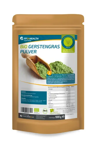 FP24 Health Bio Gerstengras Pulver
