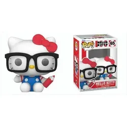 Funko Pop! Sanrio: Hello Kitty - HK Nerd - Vinyl-Sammelfigur - Chibi Figuren und perfektes Geschenk für Hello Kitty Fans – Hochwertige Vinylfigur, ideal für Sammler und als Blickfang in jeder Sammlung.