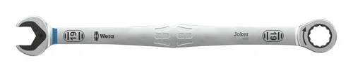 WERA 05020354001 - Maul-Ringratschen-Schlüssel 19x334 - Ring- Maul- und Stiftschlüssel mit einzigartiger Kombination aus Maul- und Ring-Ratschenmechanik für hohe Kraftübertragung und optimale Zugänglichkeit bei engen Bauräumen.