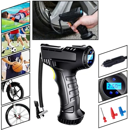 LCD Elektrische Akku Luftpumpe 150 PSI