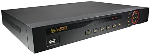 LUPUS ELECTRONICS LE918 4K NVR Rekorder - Zubehör für Sicherheitstechnik, 8 Kanal Netzwerk Video Rekorder mit 4K Auflösung für optimale Videoüberwachung und Kompatibilität mit LUPUSEC Smart-Home-Systemen.