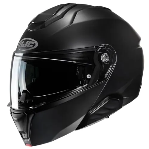 HJC, Modularer Motorradhelm i91, Halbmattes Schwarz 3XL von HJC Helmets