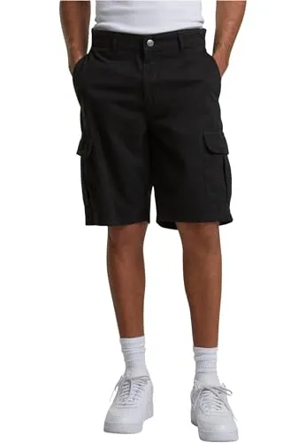 Urban Classics Herren Shorts Big Cargo Bermuda Black 31