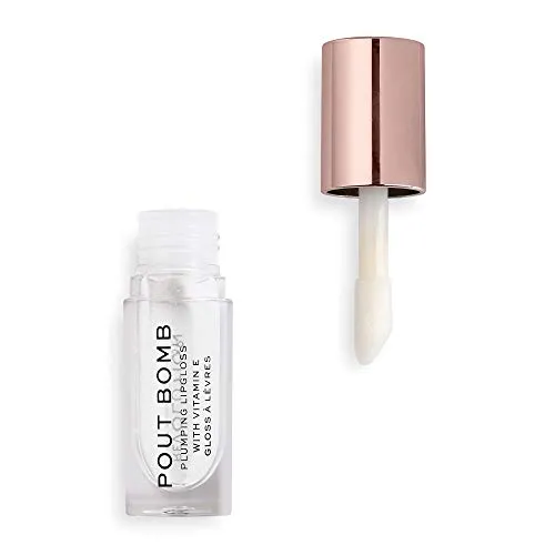 Makeup Revolution Pout Bomb Plumping Gloss Glaze Clear