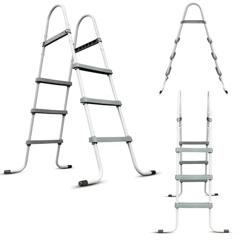 COIL Pooltreppe – Sicherheitsleiter für Gartenpools, 150 cm