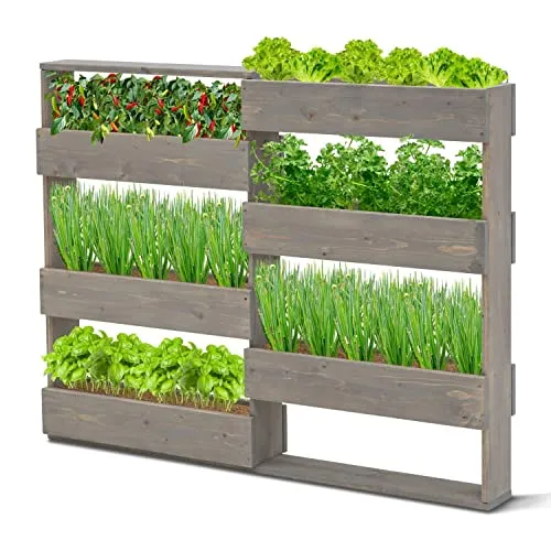 Coemo Vertikalbeet Riga Kräuterbeet Holz