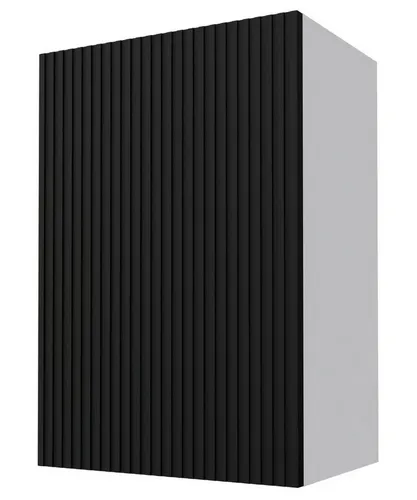 Feldmann-Wohnen Küchenhängeschrank, Schwarz, Grau