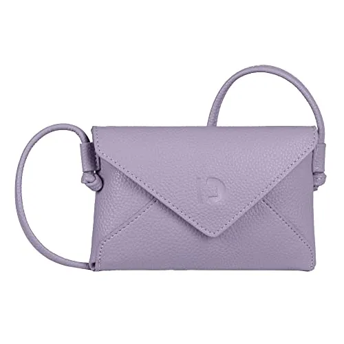 TOM TAILOR Denim Umhängetasche ohne Reißverschluss Damen, Light Purple - Stylische Umhängetasche aus lila Kunstleder mit praktischem Magnetverschluss, perfekt für den Alltag und stylische Outfits.