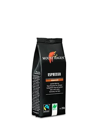 Mount Hagen Bio FT Naturland Espresso, 250g gemahlen in schwarz von Mount Hagen
