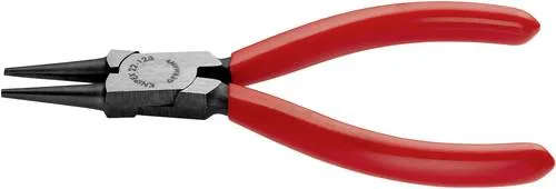 Knipex 22 01 125 Elektronik- u. Feinmechanik Rundzange Gerade Chrom-Vanadium Elektrostahl 125 mm