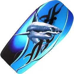 BEST SPORTING Bodyboard Kinder – Leichtes Surfbrett mit Leash