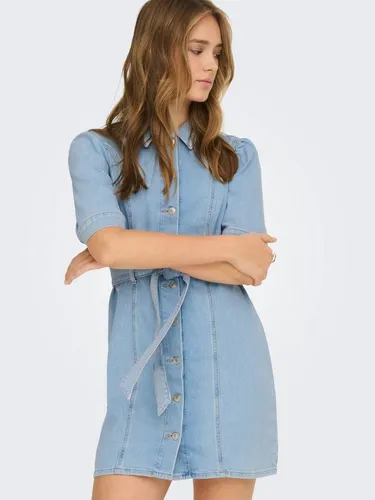 ONLY Female Jeanskleid ONLVIBBE Midikleid - Stylisches Jeanskleid für jeden Anlass, aus hochwertigem Material für besonderen Tragekomfort. Ideal für lässige Looks und entspannte Tage.