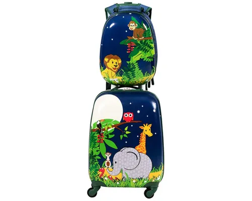 COSTWAY Kinderkoffer 2tlg Kinderkoffer