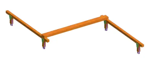 Schwebebalken Abenteuerbrücke für Kinder - Ideal für Kinder von 1-11 Jahren. Fördert die motorischen Fähigkeiten auf spielerische Weise. Robuste Konstruktion, einfache Montage und 2 Jahre Herstellergarantie.