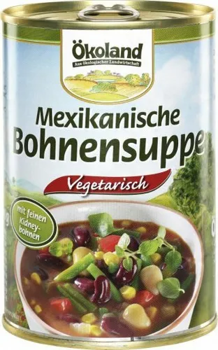 Mexikanische Bohnensuppe 400g | ÖKOLAND