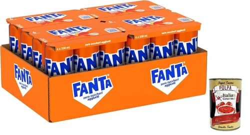 Produktbild Fanta Zero Zuccheri Arancia 24x330ml +Polpa