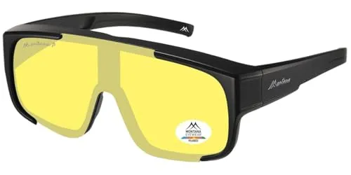 Polarisierende Montana Sonnenbrille/Überbrille inklusive Etui in vier Farben FO9C