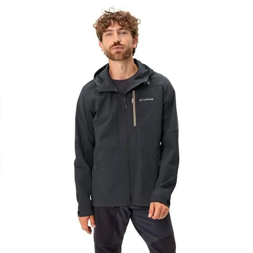 VAUDE Mens Elope Storm Jacket, S, Phantom Black