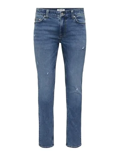 ONLY & SONS Herren Onsloom Slim Jax Jog Box PIM Mu Otl, Medium Blue Denim
