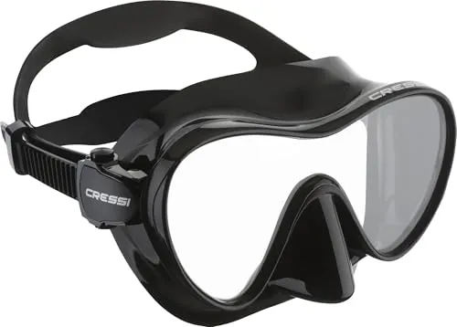 Cressi F1 Frameless Tauchmaske schwarz