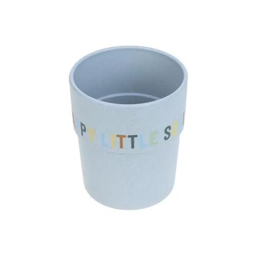LÄSSIG Kinder Becher Trinkbecher Tasse Kindergeschirr ohne Melamin, BPA-frei, für Spülmaschine und Mikrowelle/Mug Happy Fruits Lemon