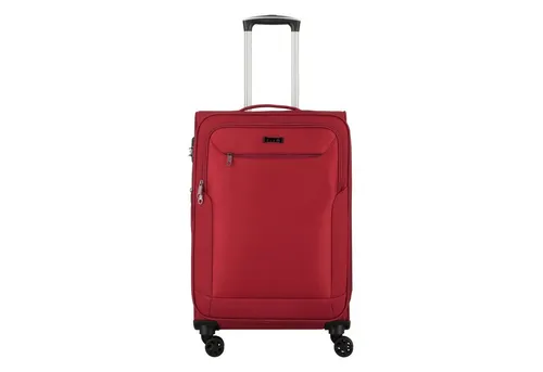 D&N Weichgepäck-Trolley Travel Line 6864 - Trolley mit 4 Rollen, leichtes Polyester, 63 l Volumen, ideal für Reisen und einfaches Handling. Perfekt für stilvolle Reisende!