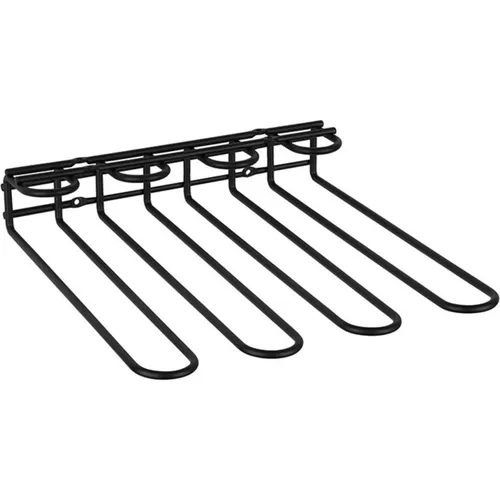 APS Ablageregal für bis zu 12 Gläser, Metall - Standregale mit praktischer Gläserschiene für alle Stielgläser, schnell montierbar und platzsparend, ideal für Küche oder Gastronomie.