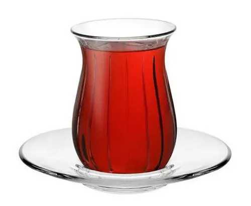 Teeglas Linka 6er Set - Klare Teegläser - 6-teiliges Set aus klaren Teegläsern, ideal für genussvolles Teetrinken, leicht und langlebig