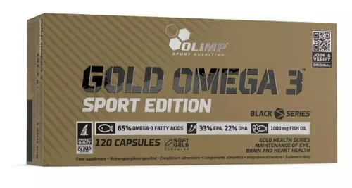 Olimp - Omega 3 Sport Edition 120 Kapseln - Fettsäuren - Fischöl