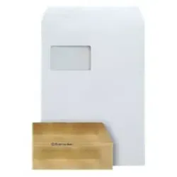 Soennecken Versandtasche C4 mit Fenster, 250 Stück - Versandtasche DIN C4, selbstklebend, mit praktischem Fenster, ideal für sicheren Versand von Dokumenten. 100 g/m², 250 Stück pro Packung.