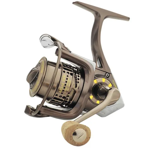 Tubertini Rolle Aryas 4000 NCRT - Hochwertige Angelrolle für Spinnfischen - Angelrolle für Spinnfischen mit 6 Kugellagern, 5Kg Bremskraft und ideal für Hecht, Zander und Barsch. Leicht und robust mit nur 284g.