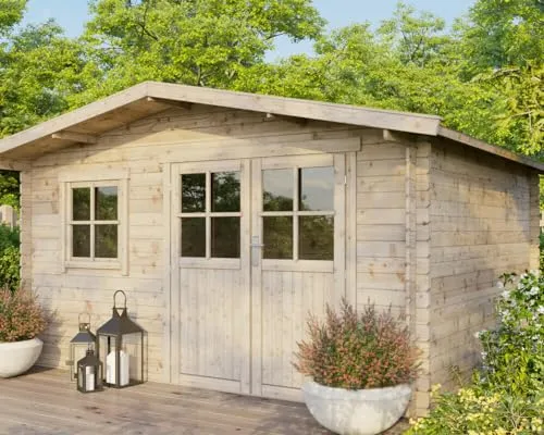 Produktbild Gartenhaus Gerätehaus Holzhaus Blockhaus Schuppen 4x3m