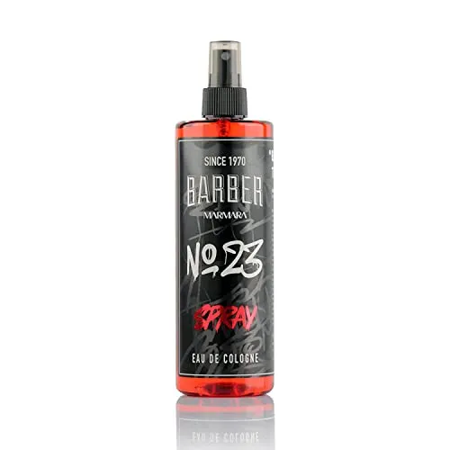 barber marmara No.23 Eau de Cologne Spray Herren GRAFITTI 1x 400ml | after shave herren | Duftwasser | Rasierwasser Männer | Barber Herrendüfte | Bodyspray - Barbershop - Friseur Kolonya | Parfume