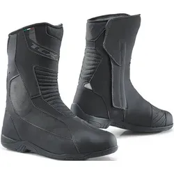 TCX Explorer 4 Stiefel - Gore-Tex, Schwarz, 47 EU - Motorradstiefel mit GORE-TEX-Membran für maximale Wasserdichtigkeit und Atmungsaktivität. Ideal für alle Klimazonen und lange Fahrten dank Ortholite® Fußbett mit langanhaltender Dämpfung.