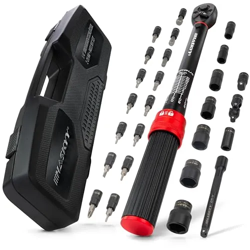 HASKYY Drehmomentschlüssel Set 1/4