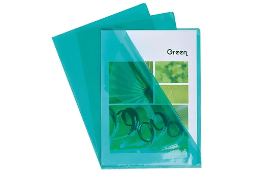 EXACOMPTA Prospekthülle Exacompta Aktensichthülle A4 PVC gl 10St grün