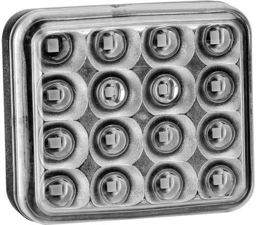 Fristom Nebelschlussleuchte 12V/24V/36V - Rot Klarglas - Autoanhänger Nebelschlussleuchte mit langlebiger LED-Technologie für optimale Sichtbarkeit und Sicherheit bei schlechten Wetterbedingungen.