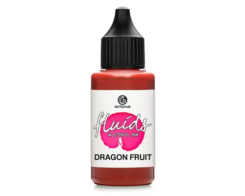 Fluids Alcohol Ink Dragon Fruit, Alkoholtinte, Alkohol Ink für Fluid Art